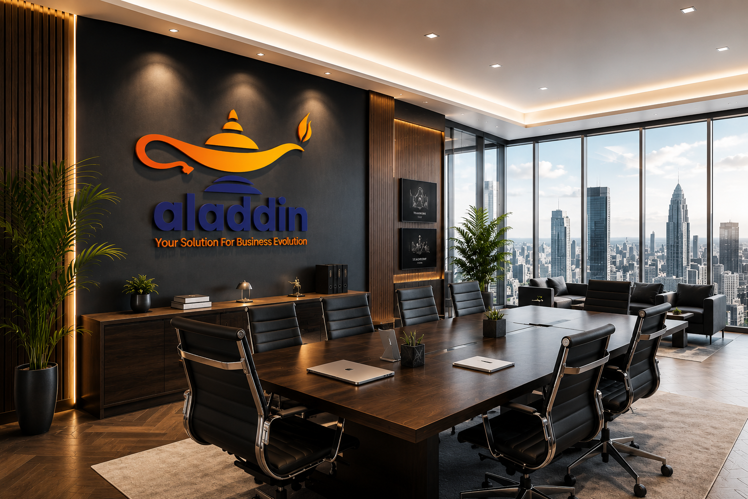 Modern Aladdin office meeting room