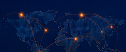 Global connections map